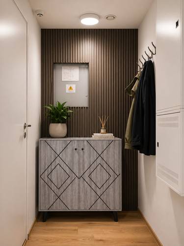  دولاب جزم ماليزي مودرن بتصميم هندسي-بعدة ألوان 