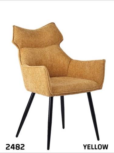 Modern Boucle Armchair with Metal Legs (Model 2405)