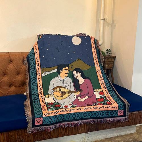 فرشة سجاد منسوج يدوي 