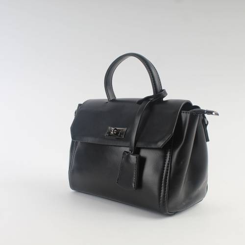 شنطة يد نسائي بتصميم عصري فخم وبجودة عالية مع حمالة للكتف - اسود
