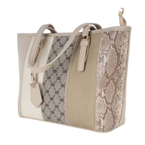 شنطة كتف نسائية  بتصميم كلاسيكي وبجودة عالية لون مشمشي
