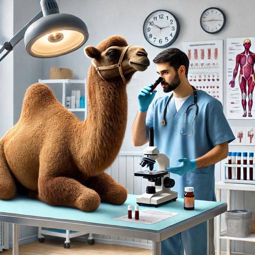 بكج الجمل ( صورة دم + تحليل كيميائي شامل + العضلات CK + طفيليات دم)
