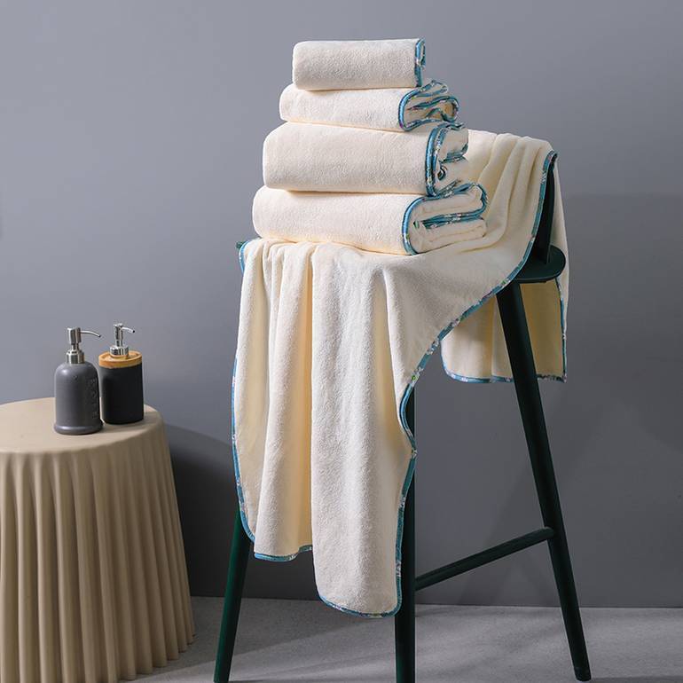 Elegant off white towel