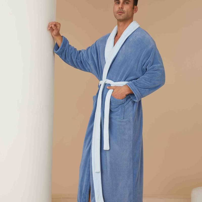 Classis bathrobe - Blue