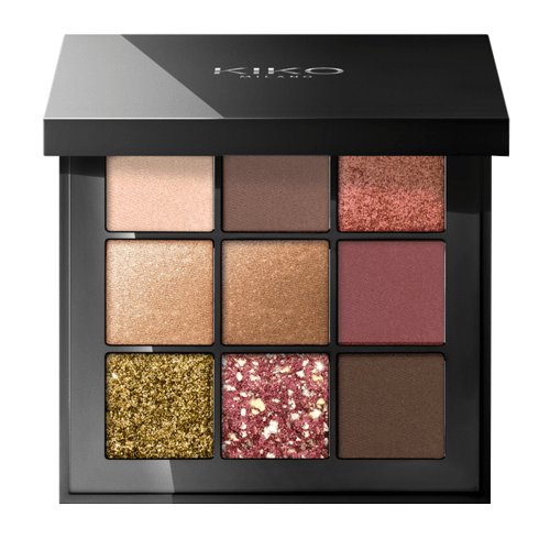 KIKO Glamour Multi Finish Eyeshadow Palette - 03 Burgundy Notes
