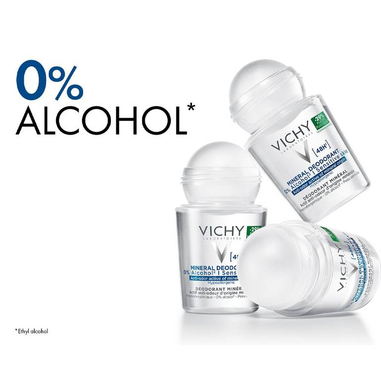 Vichy Mineral 48Hr Deodorant Roll on - 50ml