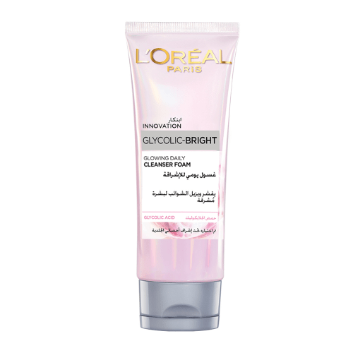 LOreal Paris Glycolic-Bright Glowing Daily Cleanser Foam - 100ml