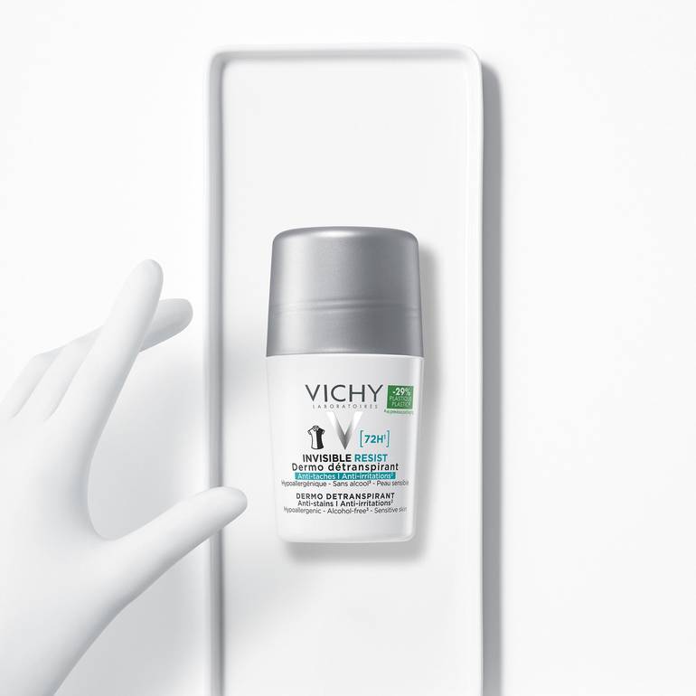 Vichy Invisible Resist 72Hr Roll-On Deodorant - 50ml