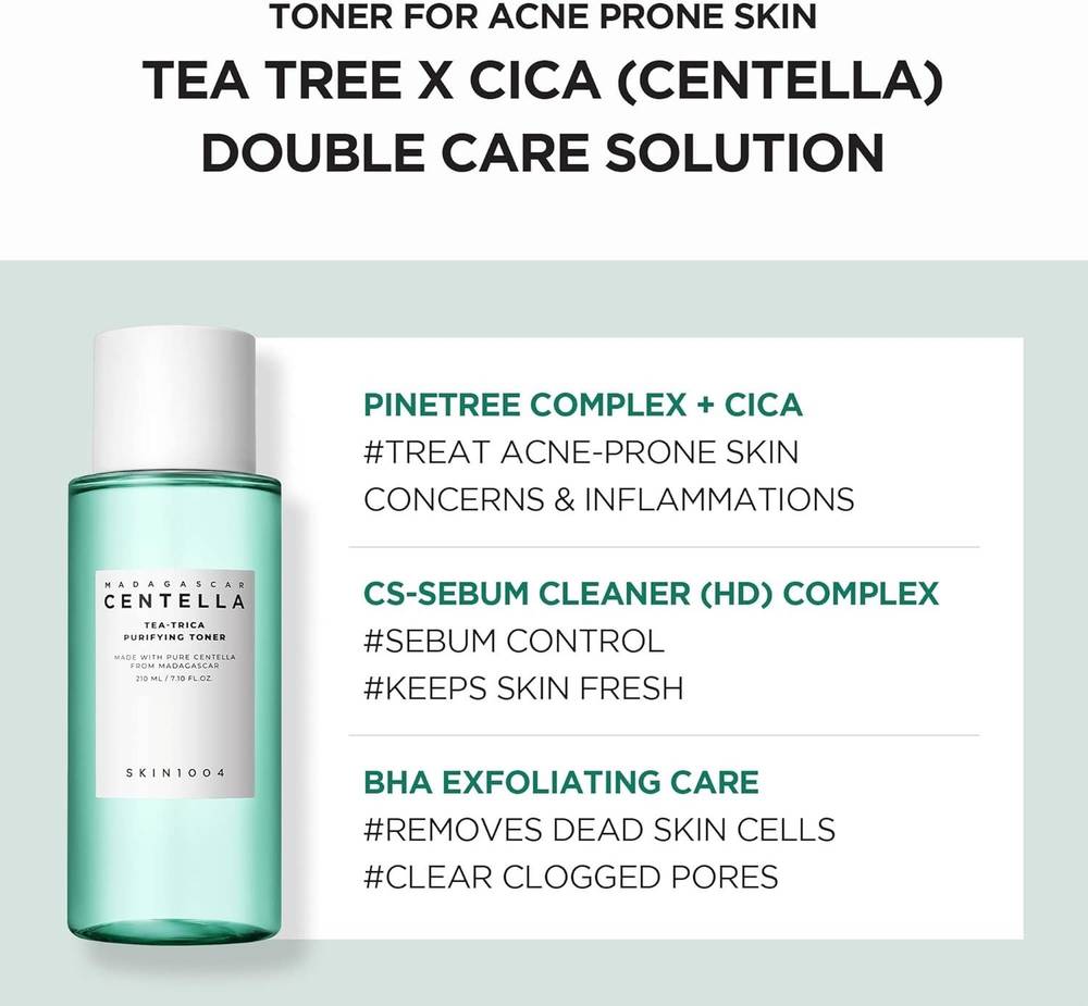 Skin1004 Madagascar Centella Tea-Trica Purifying Toner - 210ml
