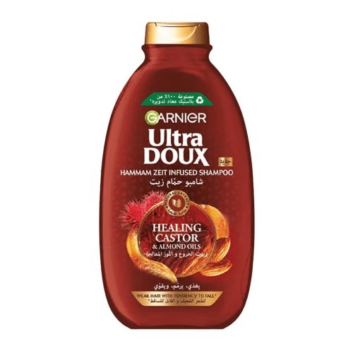 Garnier Ultra Doux Healing Castor & Almond Oil Infused Shampoo - 400ml