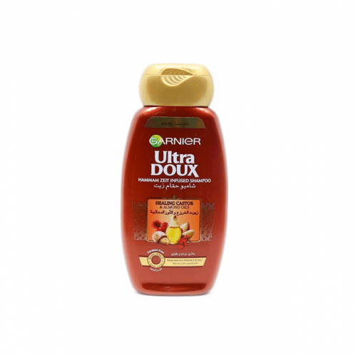 Garnier Ultra Doux Healing Castor & Almond Oil Infused Shampoo - 200ml