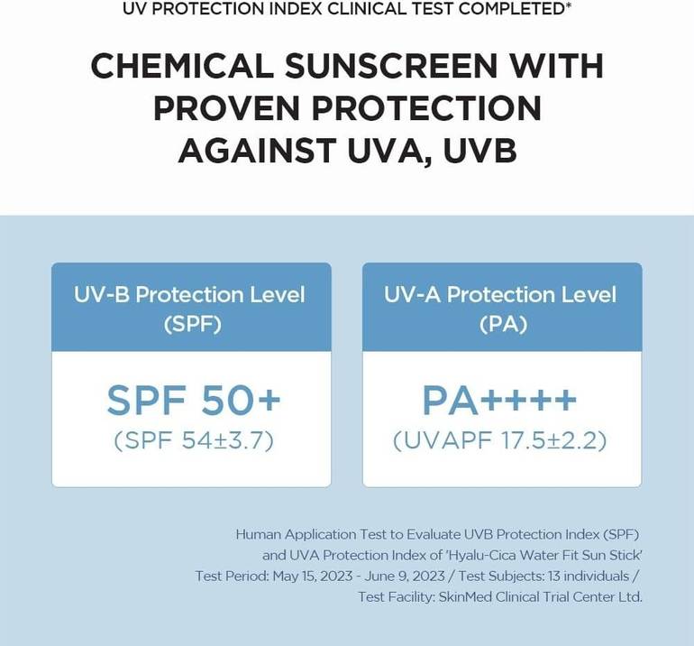 Skin1004 Madagascar Centella Hyalu-Cica Silky-Fit Sun Stick SPF50+ - 20gm