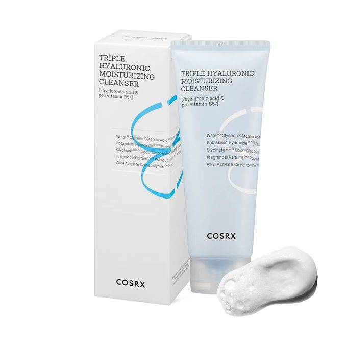 Cosrx Hydrium Triple Hyaluronic Moisture Cleanser - 150ml
