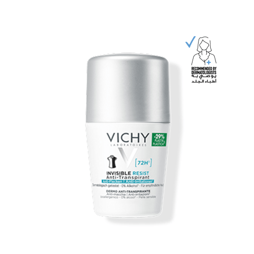 Vichy Invisible Resist 72Hr Roll-On Deodorant - 50ml