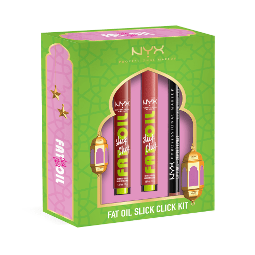 NYX Fat Oil Slick Click Tinted Lip Balm Set - 2 Pieces + Lip Liner