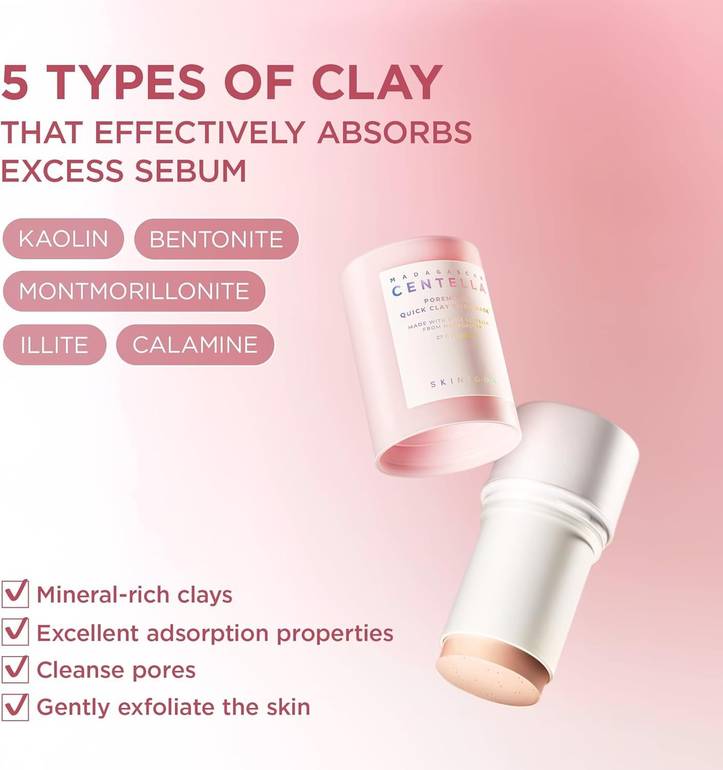 SKIN1004 Centella Poremizing Quick Clay Stick Mask - 27g