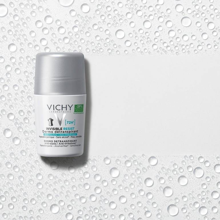 Vichy Invisible Resist 72Hr Roll-On Deodorant - 50ml