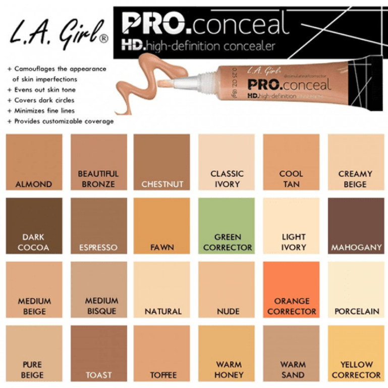 كونسيلر برو من إل إيه جيرل خافي العيوب – GC990 - orange Corrector