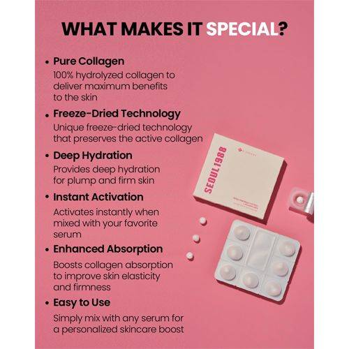 K Secret Seoul 1988 Boosting Ball Collagen 100% -  35mg × 7capsules
