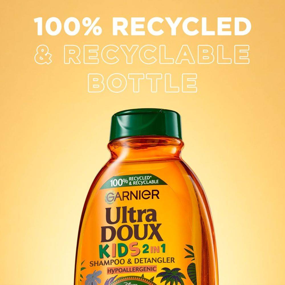Garnier Ultra Doux Kids 2 in 1 Apricot Shampoo & Detangler - 400ml
