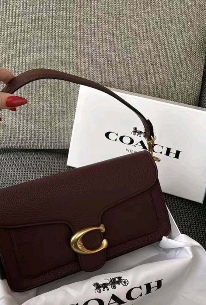 شنطة كوتش تابي لون برغندي 