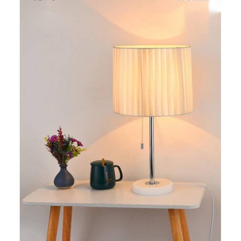 إضاءة طاولة 52×25 سم - فضي اللون 