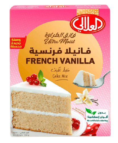العلالي خليط كيك فانيلا فرنسية 500غ