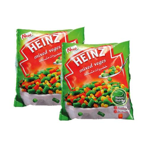 هاينز خضروات مجمده 450 غ*2 خصم 25%