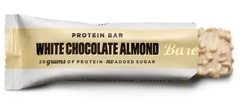 BAREBELLS PROTEIN BAR WHITE CHOCOLATE 55GM