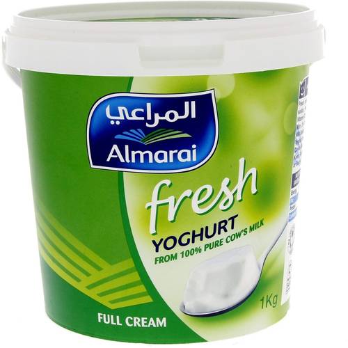 المراعي زبادي طازج كامل الدسم 1 كجم