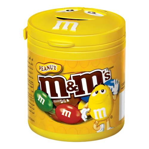 M And m's Peanut Canister 100gm