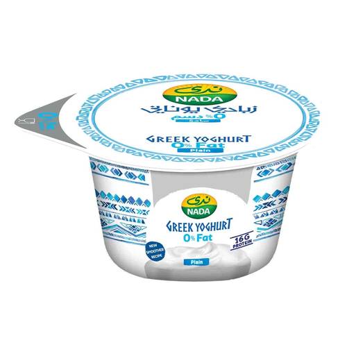 NADA GREEK YOGHURT PLAIN 0% FAT 160 GM