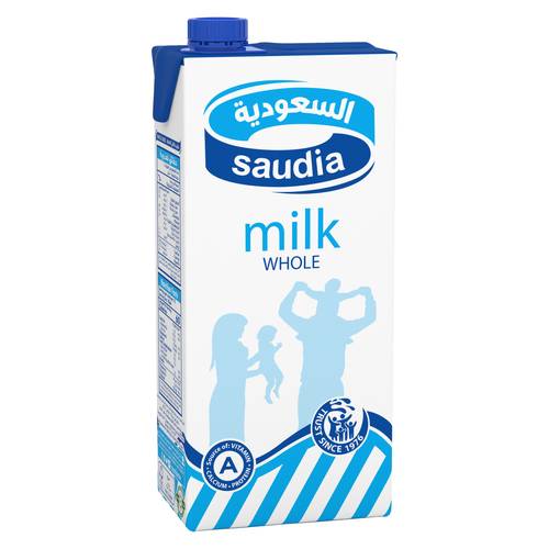 السعودية حليب كامل الدسم 1 لتر