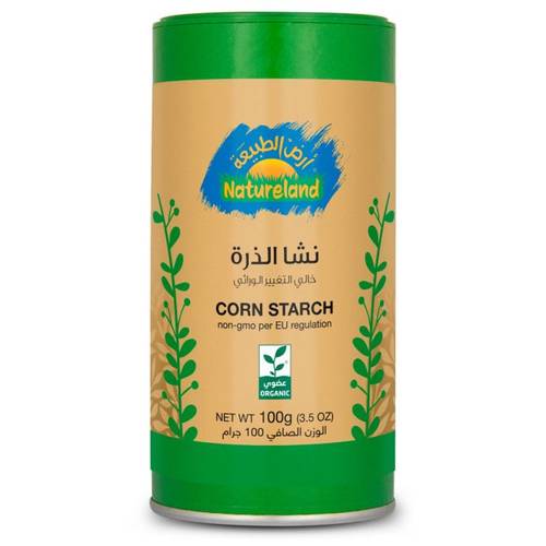 ارض الطبيعه نشا الذره علبه 100غ