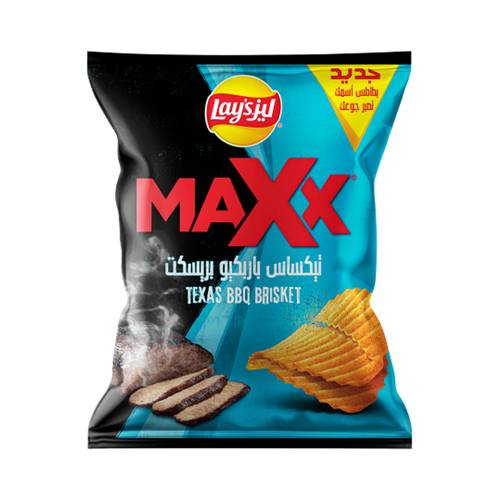 ليز بطاطس بنكهه بريسكت باربكيو ماكس 160غ