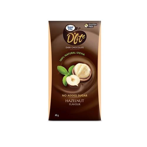 SUGAR Free CHOCO DARK HAZELNUT 40GM