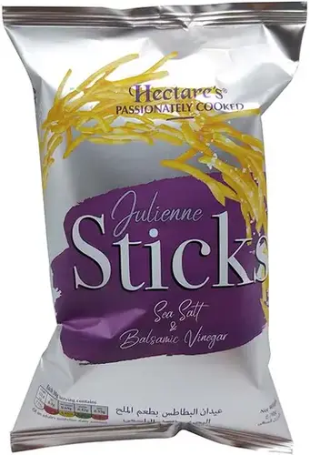 هيكتارز بطاطس بطعم الملح و خل البلسمك 70 جم
