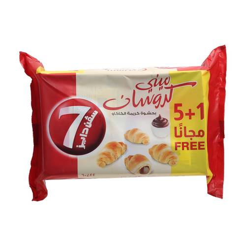 7DAYS CHOCOLATE CROISSANT 44GM 5+1 FREE