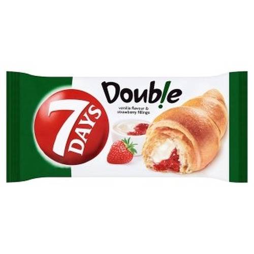7DAYS DOUBLE FILL VANILLA & STRAWBERRY CROISANT 55G