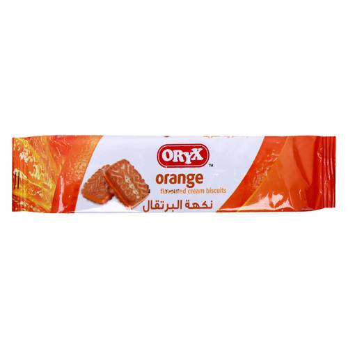 اوريكس بسكويت كريمي بنكهة البرتقال  82 جم