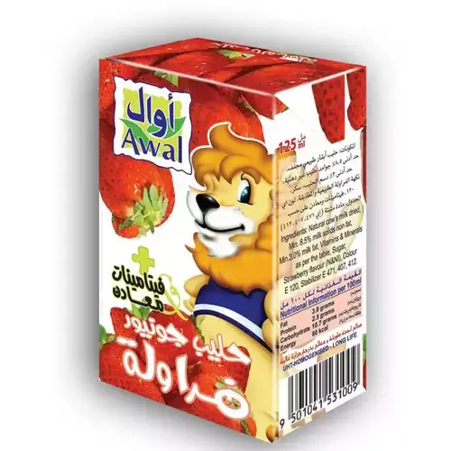 اوال حليب فراوله جونير125مل