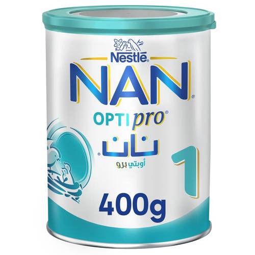 نستلة نان اوبتي برو المرحلة 1 من الولادة الى 6 أشهر 400 جم