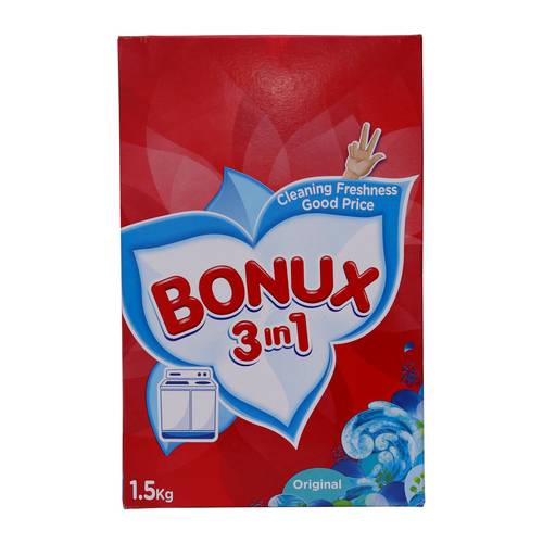 Bonux Washing Powder 3in1 Original 1.5kg