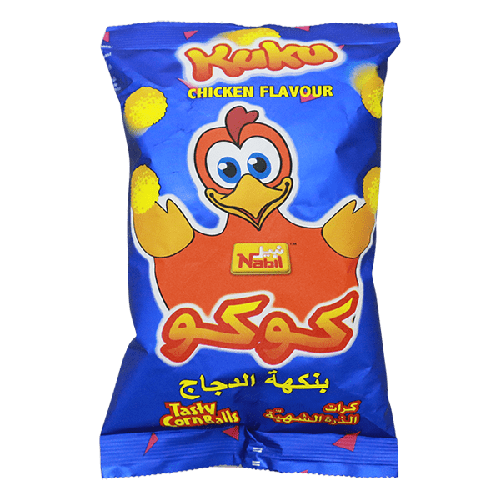نبيل كوكو منتفخات الذره بنكهه الدجاج 16غ