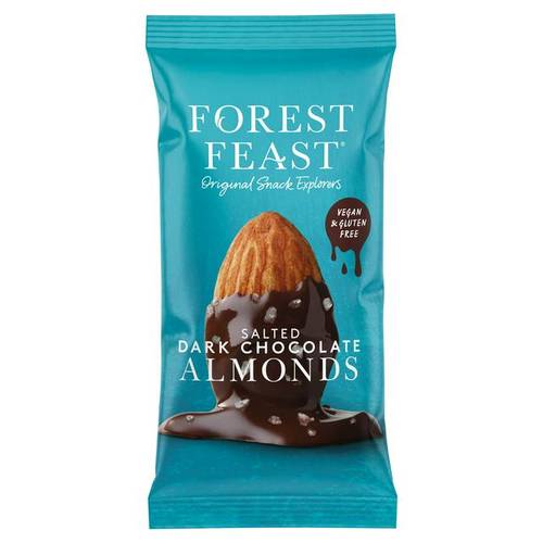 FOREST FEAST SALTED DARK CHOCOLATE ALMOND 40G