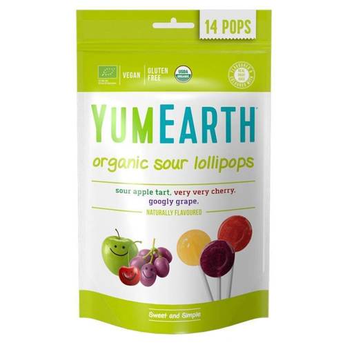 Yum Earth Organic Sour Pops 85 g