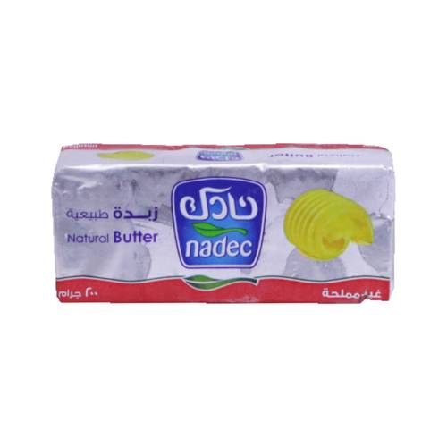نادك زبدة طبيعية غير مملحة 200 جم