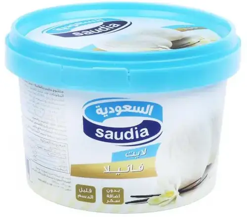 السعودية ايسكريم فانيليا لايت 500 مل