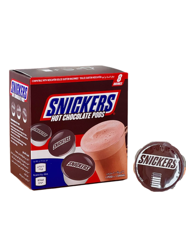 SNICKERS HOT CHOCOLATE PODS 8X15G