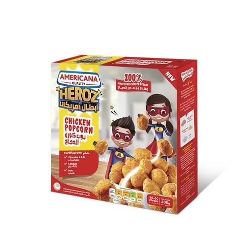 Americana Heroz Chicken Pop Corn 400 g